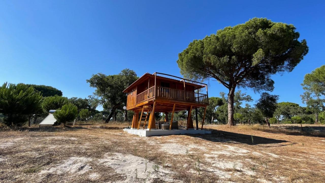 Willa Suspended Wooden House - Monte Da Cortica Águas de Moura Zewnętrze zdjęcie
